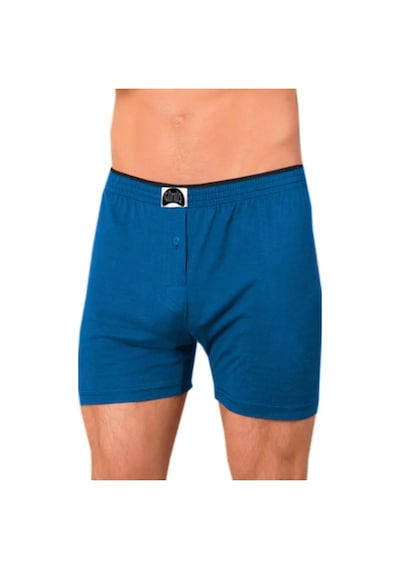 Gümüş 4020 Erkek Boxer Penye Düğmeli Boxer 6'Lı Paket