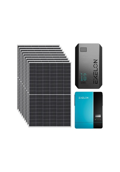 9x625w Topcon Güneş Paneli 11kva İnverter 51.2v 314ah Lityum Bataryalı Hazır Solar Enerji Paketi