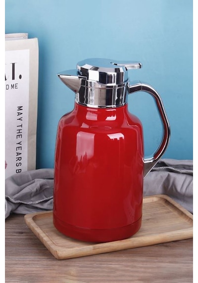 Çelik 1,6l Çift Katmanlı Vakumlu Kamp Piknik Termos Cin556kr