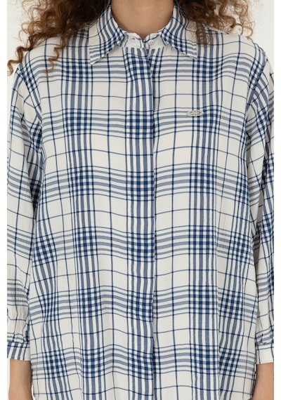 U.S. Polo Assn. Kadın Lacivert Uzun Kollu Tunik Gömlek 50288652-VR033