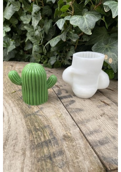 Rufus Concept Saguaro Kaktüs Mum Kalıbı Silikon Çok Renkli
