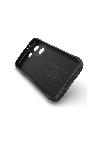 Xiaomi Poco X8 Pro Kılıf Elde Tutma Kolaylıkla Kaydırmaz Kenar Line Dizayn Optietnik Kapak Siyah