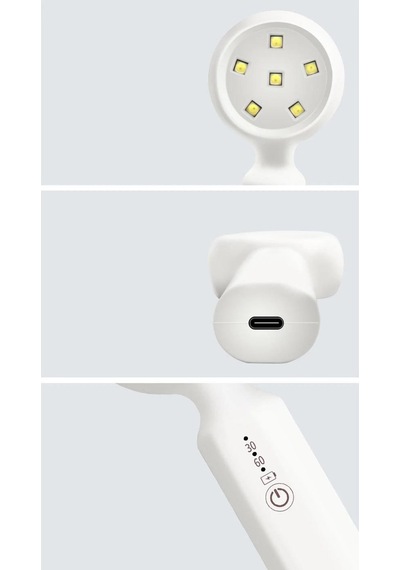 Portatif Mini Uv Led Lamba Manikür Tırnak Kurutucu Led Lamba Beyaz 18w