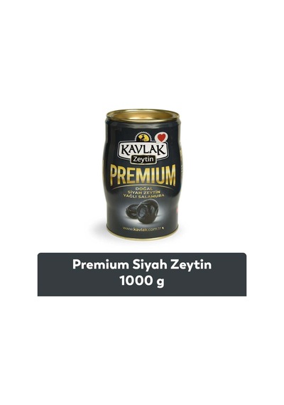 Premium Siyah Zeytin 1 Kg Teneke