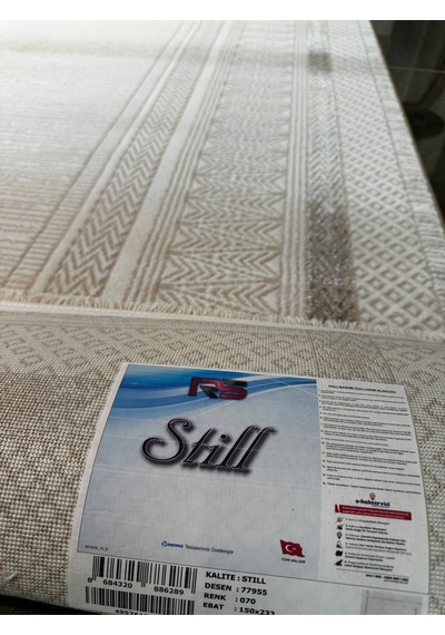 Still Halı Salon, Oturma, Yatak Odası Halısı Desen Kodu 77955-070 Bej