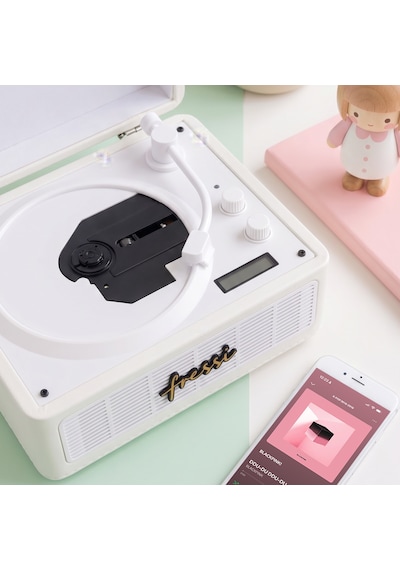 Fressi Fr-cd183 Riona Dahili Hoparlörlü Bluetoothlu Krem Cd Çalar