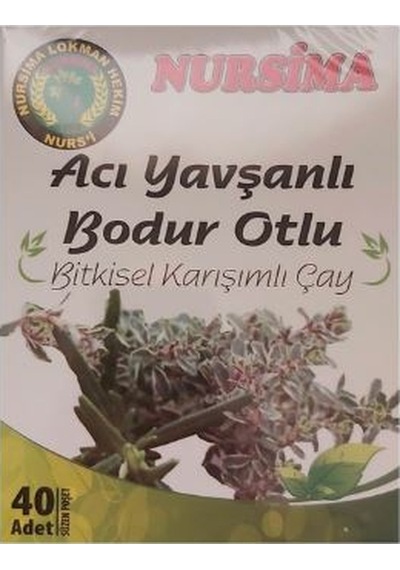 Nursima Acı Yavşanlı Bodur Otlu Bitkisel Karışımlı Çay 40 x 1.5 G