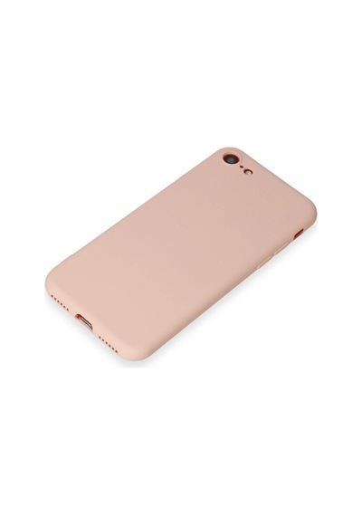Apple Uyumlu iPhone 7 Kılıf First Silikon Pudra\