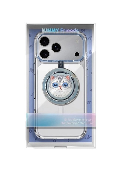 İphone 18 Pro Nimmy Telefon Kılıfı 3d Manyetik Aksesuar Arka Kapak Figürlü Koruma çok renkli