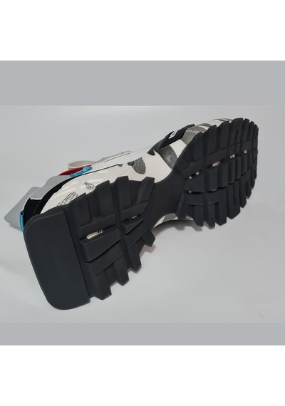Scootland Bağlı Lastikli Triko Fashion Sport Erkek Spor Ayakkabı 19279 Beyaz