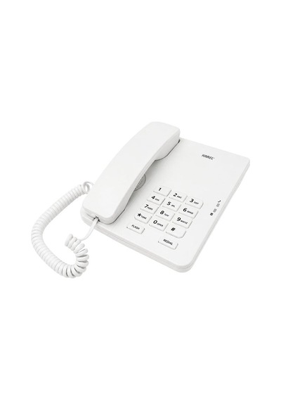 Karel Tm-140 Analog Sabit Kablolu Ekransız Beyaz Masaüstü Telefon Analog Telefon
