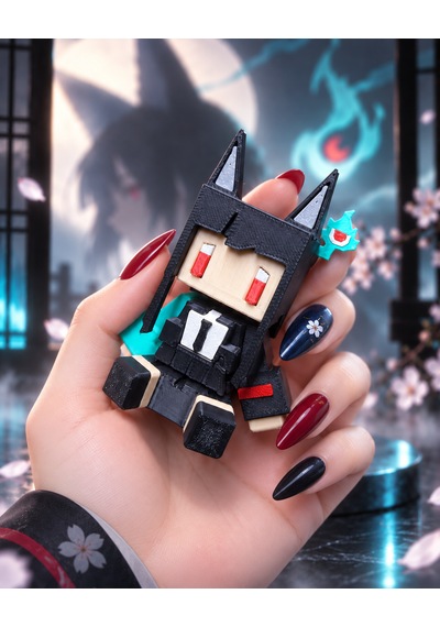 Hoshimi Miyabi Zenless Zone Zero Mini Anime Figür Pixel Art 3d Baskı Masaüstü Dekoratif Süs Zzz