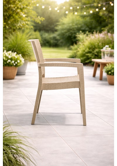 Novussi Paris Rattan Koltuk 4'lü Paket Cappuccino