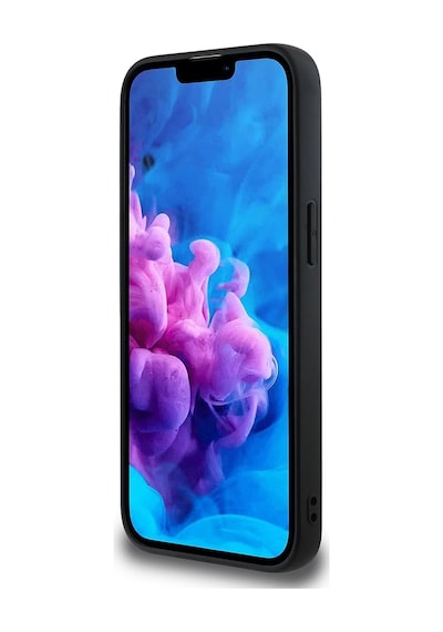Apple iPhone 16e Uyumlu Kılıf Guess Lisanslı 4g Desenli Script Metal Logolu Kapak Siyah