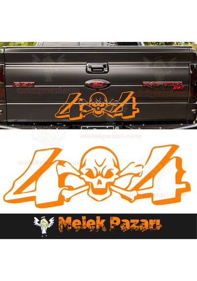 4X4 Kuru Kafa Off Road Araba Sticker
