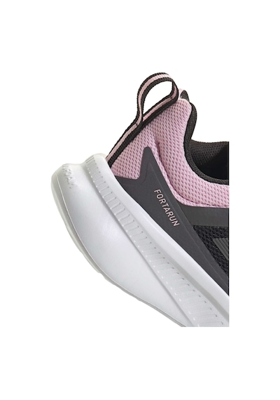 Adidas Fortarun 4.0 El C Siyah Kız Çocuk Spor Ayakkabı Siyah-Pembe