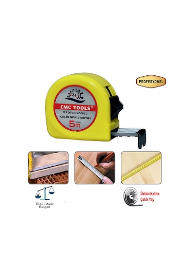 Cmc Şerit Metre 5 Metre 25 MM