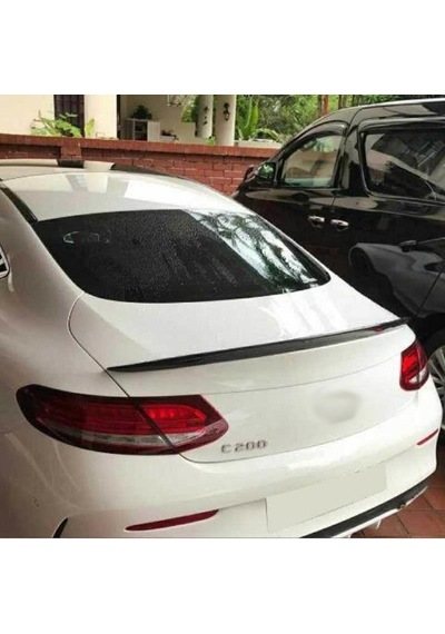 Mercedes W213 İçin Uyumlu E Coupe Spoiler - Piano Black 2016-2019