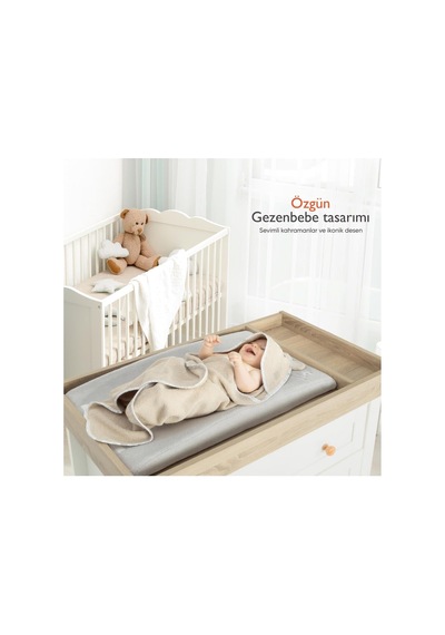 Gezenbebe Hero Kahraman Başlıklı Bebek & Çocuk Kurulama Havlusu Teddy 75x80 Cm 0 - 1 Yaş