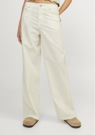 Jack & Jones Kadin Keten Karisimli Pantolon - Lisa 12255422 Vanilla Ice Beyaz
