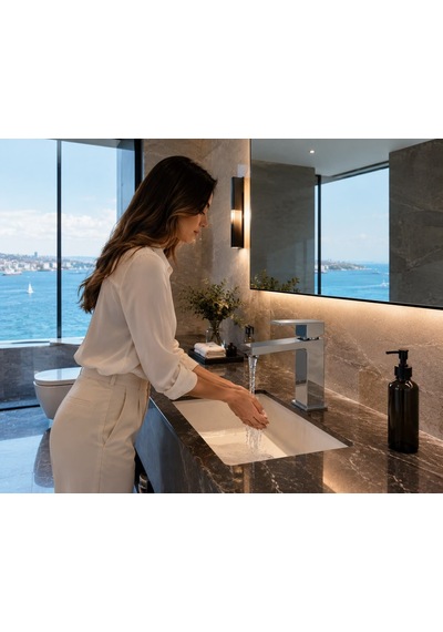 Lavabo Bataryası Tek Su Girişli Acar Mıx 06.04.001 Altın