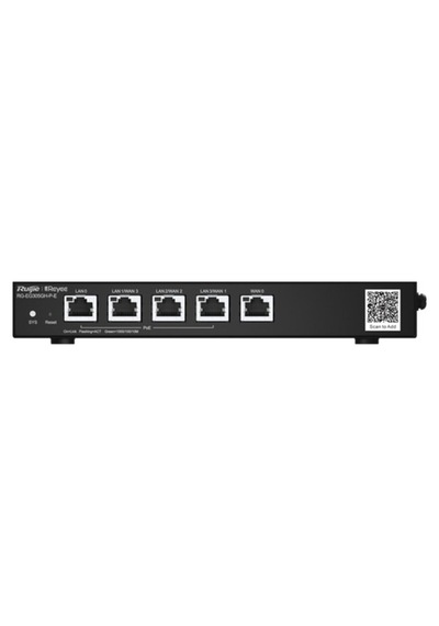 Reyee Rg-eg305gh-p-e 5 Port 1.5gbps 350 Kullanıcı Destekli Cloud Yönetilebilir 60w Poe Router
