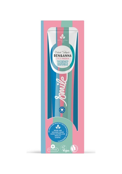 Ben & Anna Florürlü Hindistan Cevizi Aromalı Diş Macunu 75 Ml Ferah Nefes Vegan