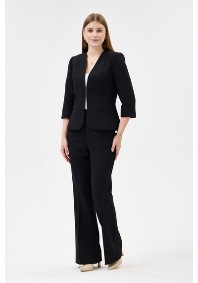 Velnara Moda Siyah Zamansız Klasik Kadın Takım Elbise-v Yaka Ceket & İspanyol Paça Pantolon Siyah - 927041557 Siyah Velnara Moda Siyah Zamansız Klasik Kadın Takım Elbise-v Yaka Ceket & İspanyol Paça Pantolon Siyah - 927041557 Siyah