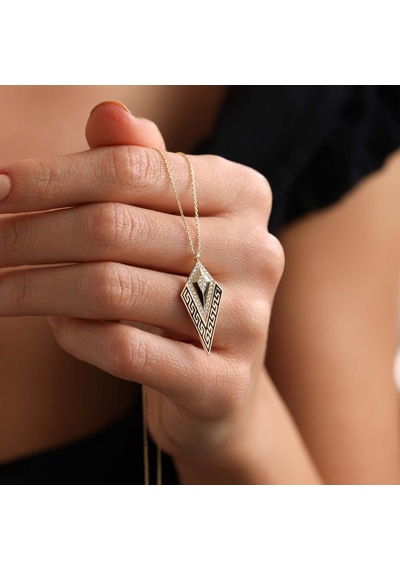 Triangle Grek Altın Kolye T13195