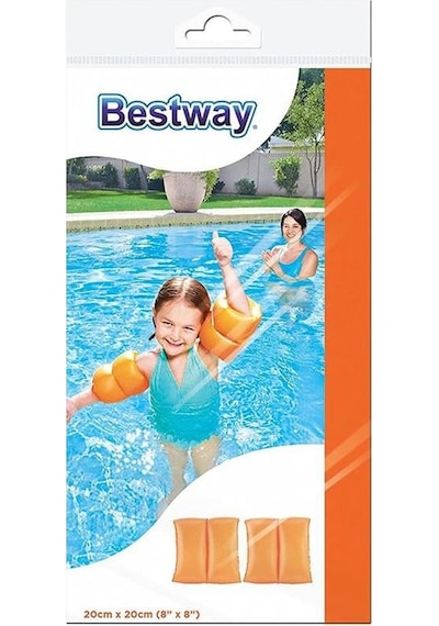 Bestway Çift Bombeli Şişme Çocuk Yüzme Kolluğu 20 Cm Turuncu