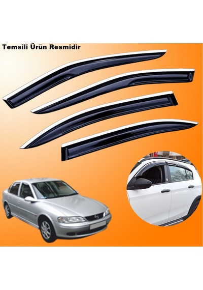 Opel Vectra B Krom Cam Rüzgarlığı Abs Nikelajlı Krom Mügen Cam Rüzgarlığı 1995-2002 Arası 4 Parça