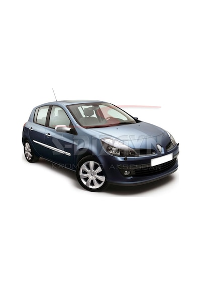 S-Dizayn  Renault Clio 3 Hb Krom Yan Kapı Çıtası 6 Prç 2006-2012