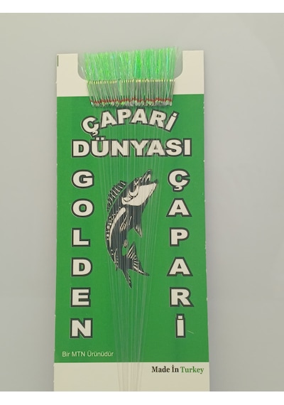 Golden 50 İğneli İstavrit Kösteği 11 No Beyaz İğne -0,12 Mm -0,15 Mm Köstek Koyu Yeşil