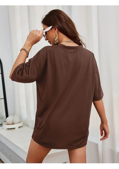 Unisex Casmania Baskılı Oversize T-shirt 001