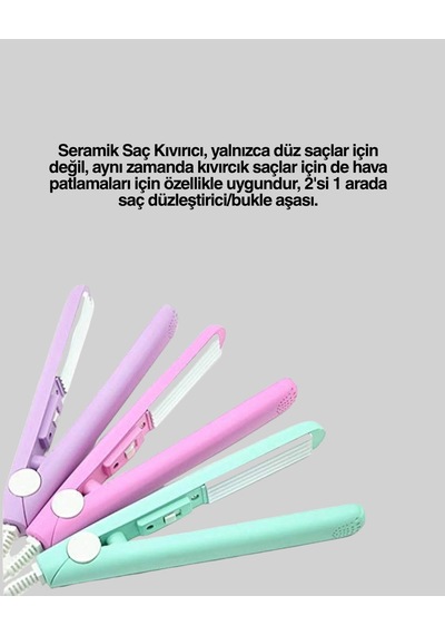 30 Saniyede Isınan Ptc Teknolojili Saç Şekillendirici Sabit Isı Kontrollü, Hızlı Performans Yeni N