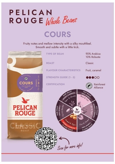 Pelican Rouge Cours Çekirdek Kahve 1 KG