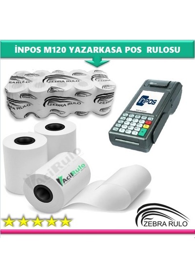 10 Adet - İnpos M120 Pos Rulosu