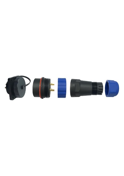 Sd16 Su Geçirmez 2 Pin 16 Mm Dörtgen Konnektör Fiş-soket/erkek-dişi