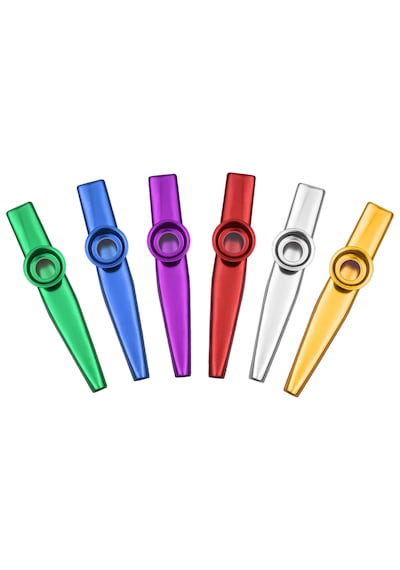 Midex KZ-25X Renkli Full Set Plastik Kazoo 7'li Set Tüm Renkler