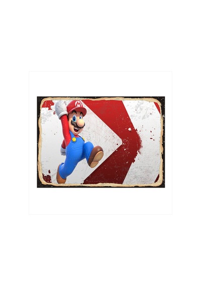 Bedeko Süper Mario Art Mdf Tablo 50 Cm X 70 Cm