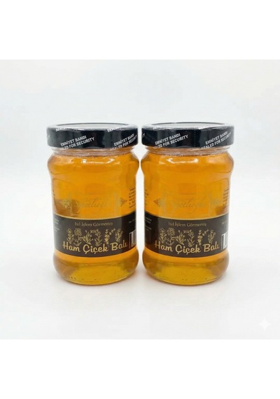 Sepetçioğlu Kastamonu Meşhur Doğal Ham Çiçek Balı 2 Li Set 800 G Isıl İşlem Görmemiş