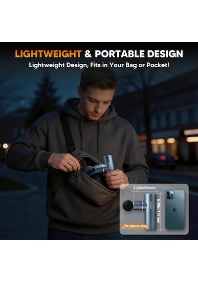 Arboleaf Masaj Tabancası Rahatlama İçin Sıcak İşlevli Mini Masaj Tabancası, 5 Seviye Ve 4 Ataşmanlı Kas Masajı Kullanışlı, Güçlü Masaj Tabancası Ultra Sessiz Usb C Şarj Edilebilir Arboleaf Masaj Tabancası Rahatlama İçin Sıcak İşlevli Mini Masaj Tabancası, 5 Seviye Ve 4 Ataşmanlı Kas Masajı Kullanışlı, Güçlü Masaj Tabancası Ultra Sessiz Usb C Şarj Edilebilir