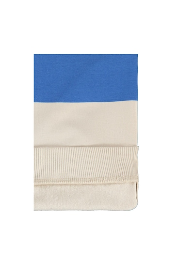 Civil Boys Kalın Çizgili Basic 6-9 Yaş Sweatshirt - Mavi Saks Mavisi