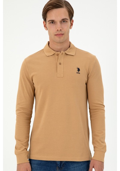 U.s. Polo Assn. Erkek Camel Sweatshirt 50289062-vr015 Camel