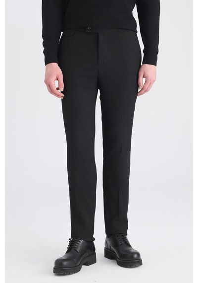 Twn Slim Fit Siyah Jogger Pantolon 5ec03kv30345m 001