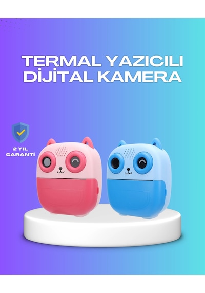 Zenvia 2.4 İnç Ekranlı Çocuk Fotoğraf Makinesi 6x Zoom Özellikli Znv2026