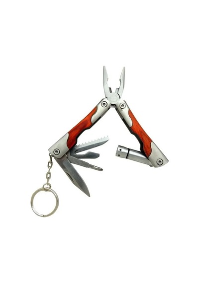 P 1172 Ahşap Mini Çok Amaçlı Pense / Çakı 7cm - Ahşap Metal Sap