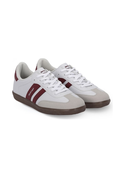 Slazenger Indıa Erkek Beyaz / Bordo Günlük Spor Ayakkabısı Beyaz / Bordo