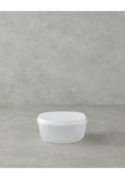 Morgan Plastik Saklama Kabı 16x16 Cm Beyaz Beyaz