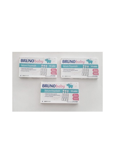 Abdi İbrahim Bruno Baby Serum Fizyolojik 5 Ml X 20 Adet 3'Lü